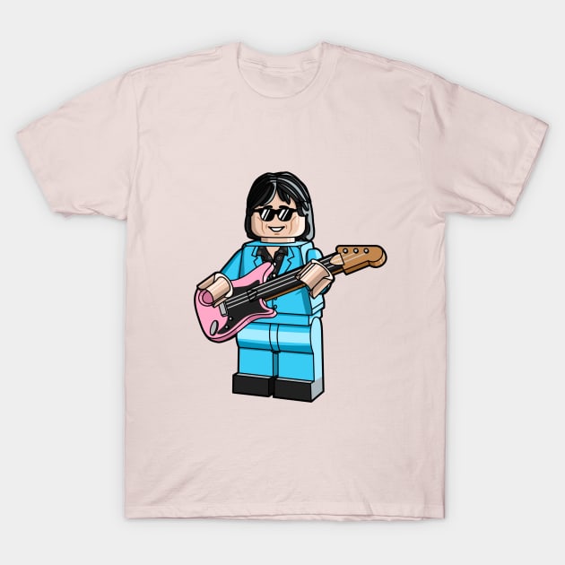 LEGO Ric Ocasek (The Cars) T-Shirt by schultzstudio